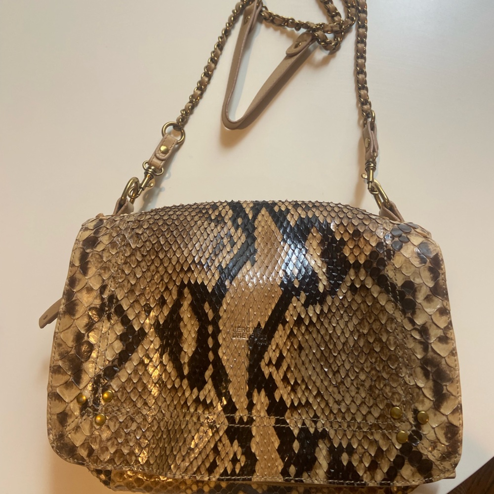 Jerome Dreyfuss snake skin cross body bag